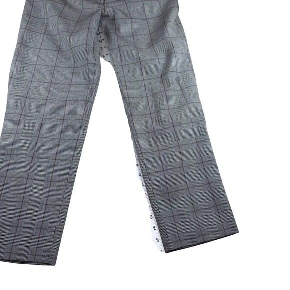 Comptoir des Cotonniers Women's Plaid Wool Blend Trousers Size M - Picture 5 of 6